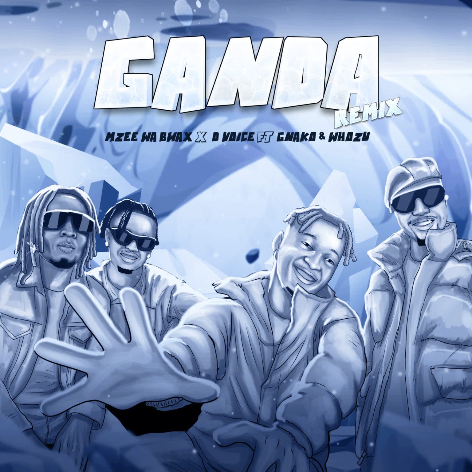 Music Audio : D Voice x Mzee wa Bwax Ft. Whozu & G Nako – Ganda Remix | Download